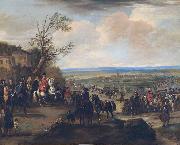 John Wootton The Duke of Marlborough at the Battle of Oudenaarde Spain oil painting artist